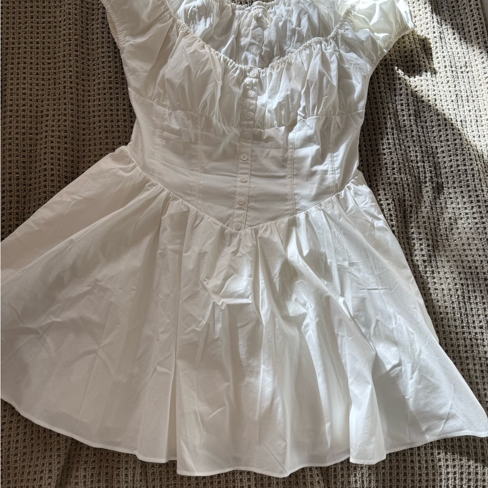 House of CB Elegant White Casual Dress